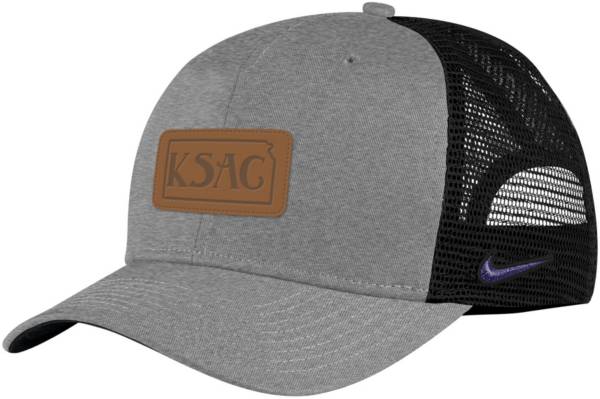 Nike Men's Kansas State Wildcats Grey KSAC Trucker Hat product image