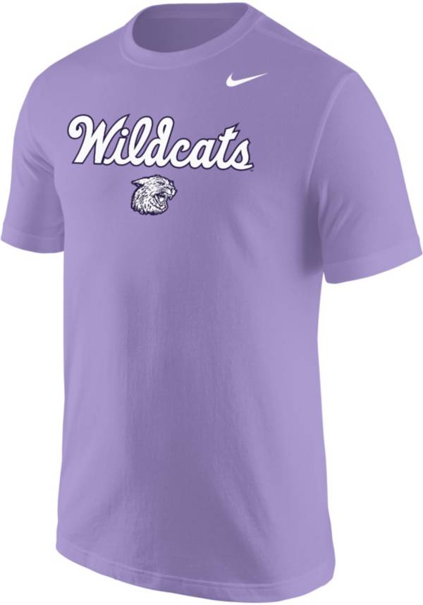 Nike Men's Kansas State Wildcats Lavender Core Cotton Graphic T-Shirt