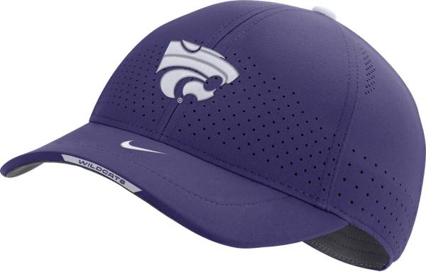 Nike Men's Kansas State Wildcats Purple AeroBill Swoosh Flex Classic99 Football Sideline Hat product image