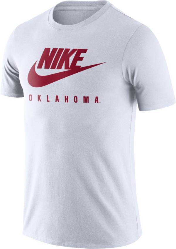 Nike Men's Oklahoma Sooners White Futura T-Shirt