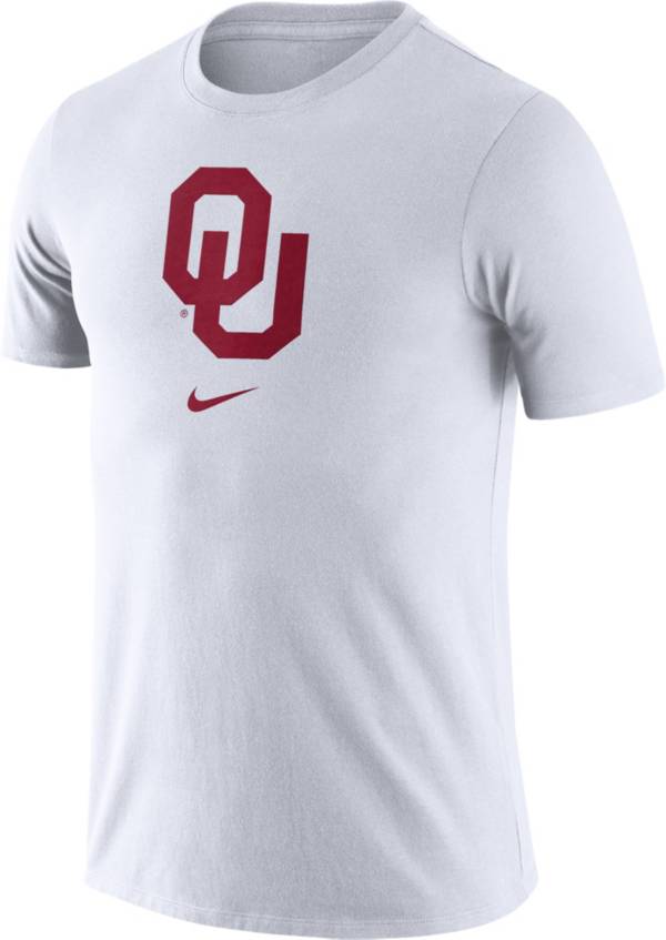 Nike Men's Oklahoma Sooners Essential Logo White T-Shirt product image