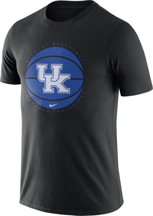 Nike Men's Kentucky Wildcats Black Team Issue Basketball T-Shirt