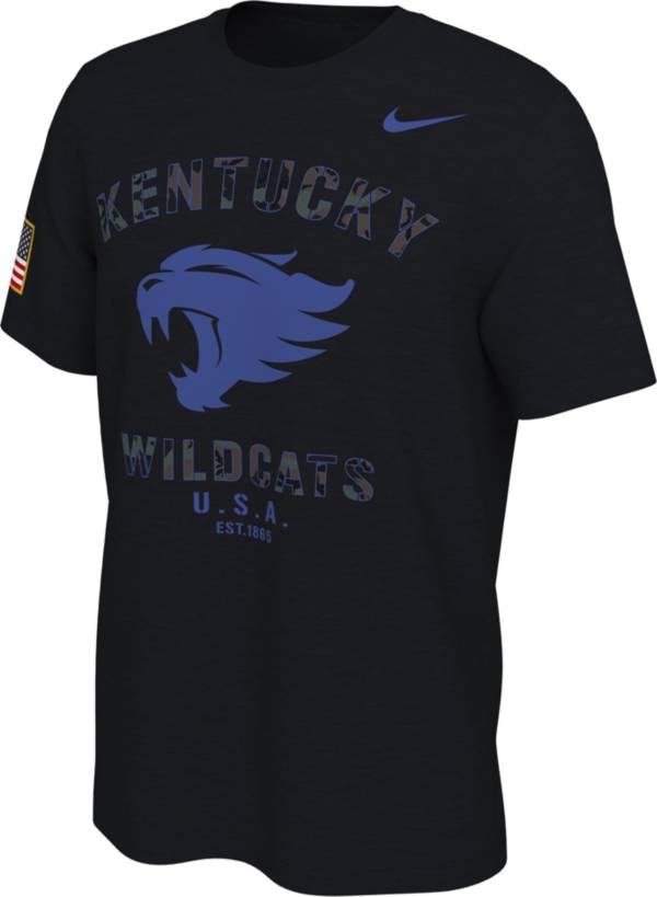 Nike Men's Kentucky Wildcats Veterans Day Black T-Shirt product image