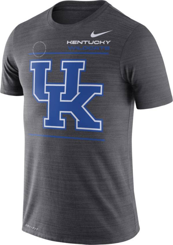 Nike Men's Kentucky Wildcats Grey Dri-FIT Velocity Football Sideline T-Shirt product image
