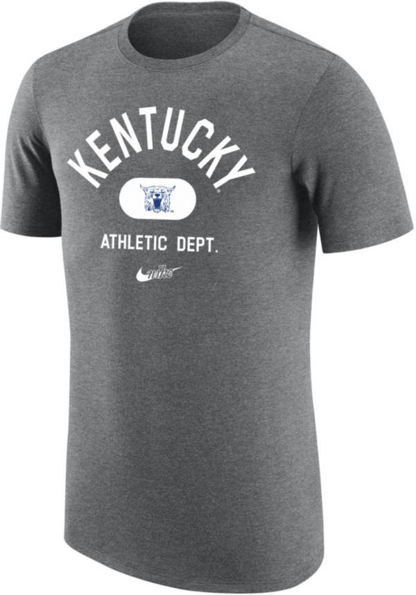 Nike Men's Kentucky Wildcats Grey Tri-Blend Old School Arch T-Shirt product image