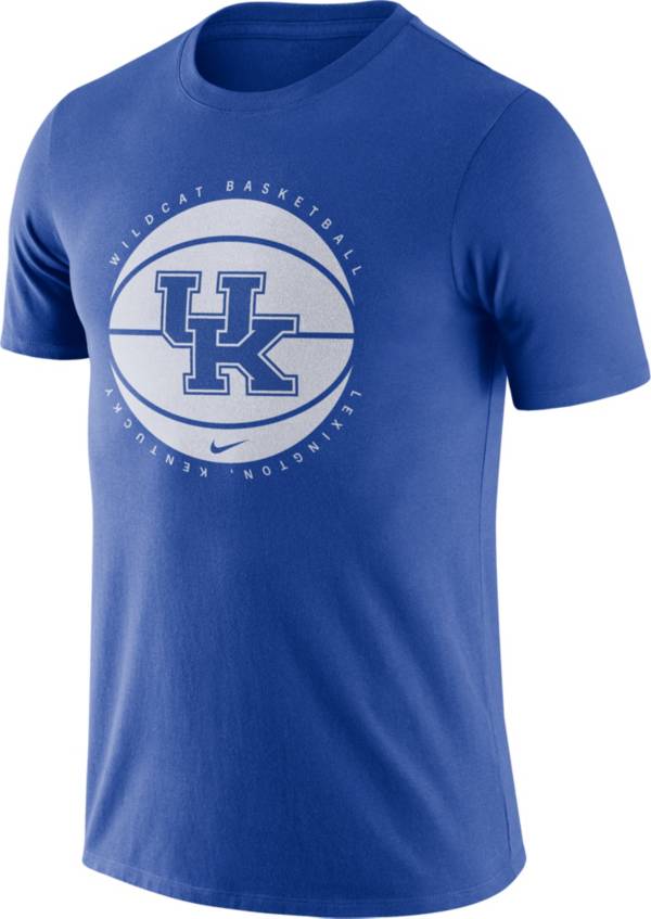 Nike Men's Kentucky Wildcats Blue Team Issue Basketball T-Shirt