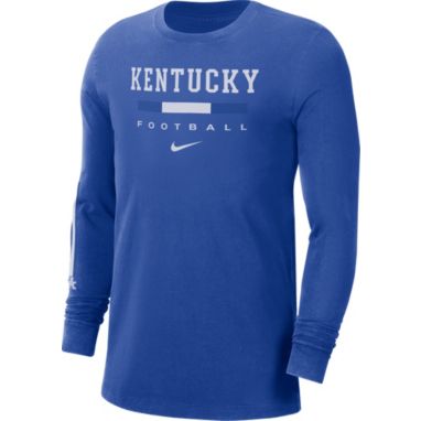 sorry, Nike Men's Kentucky Wildcats Blue Football Wordmark Long Sleeve T-Shirt is currently out of stock