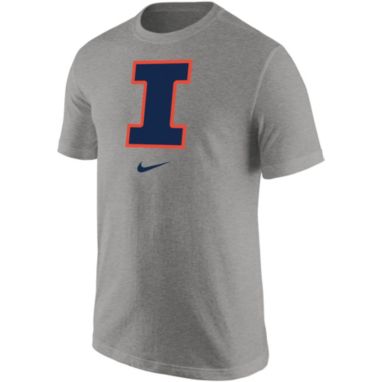 sorry, Nike Men's Illinois Fighting Illini Grey Core Cotton Logo T-Shirt is currently out of stock