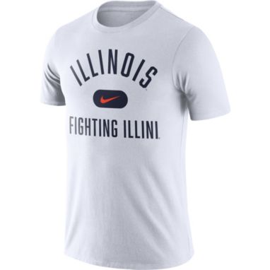 sorry, Nike Men's Illinois Fighting Illini Basketball Team Arch White T-Shirt is currently out of stock