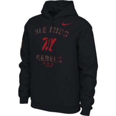 sorry, Nike Men's Ole Miss Rebels Veterans Day Black Pullover Hoodie is currently out of stock