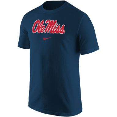 sorry, Nike Men's Ole Miss Rebels Blue Core Cotton Logo T-Shirt is currently out of stock
