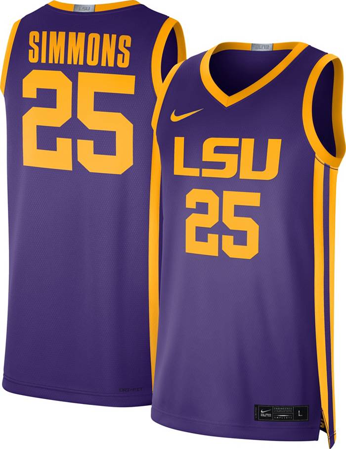 Hot] Buy New Ben Simmons Jersey LSU Tigers Purple #25