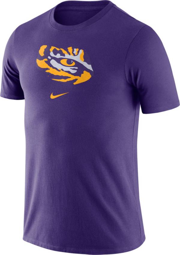 Nike Men's LSU Tigers Purple Essential Logo T-Shirt product image