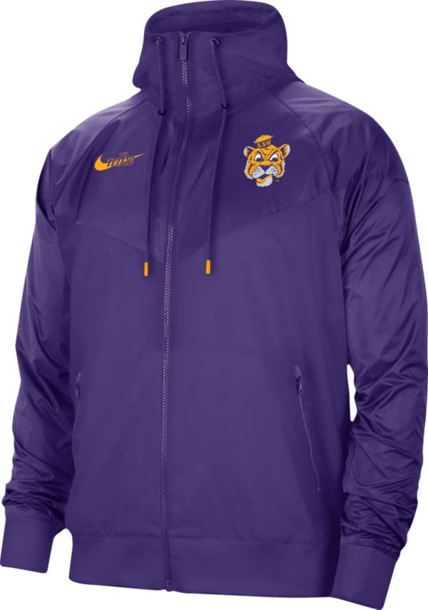 Nike Men's LSU Tigers Purple Windrunner Vault Logo Jacket product image