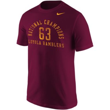 sorry, Nike Men's Loyola-Chicago Ramblers Maroon 1963 National Champions Game of Change T-Shirt is currently out of stock