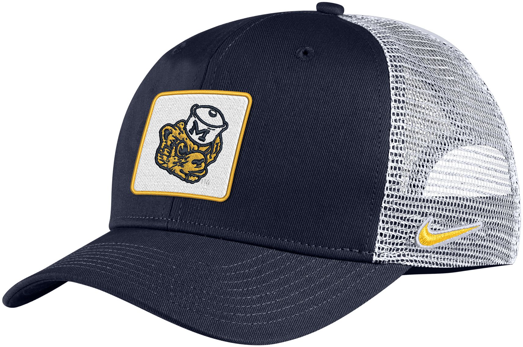 Nike Men's Michigan Wolverines Blue Classic99 Trucker Hat