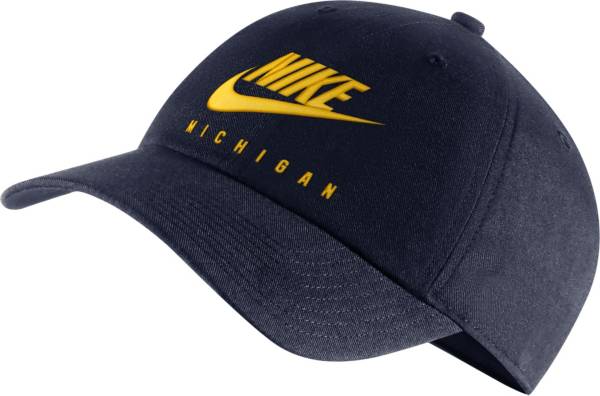 Nike Men's Michigan Wolverines Blue Futura Adjustable Hat