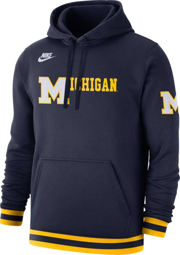 Hambre comestible extraño Nike Men's Michigan Wolverines Blue Retro Fleece Pullover Hoodie | Dick's  Sporting Goods