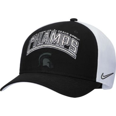 sorry, Nike Men's 2021 Chick-fil-A Peach Bowl Champions Michigan State Spartans Locker Room Hat is currently out of stock