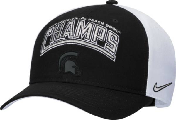 Nike Men's 2021 Chick-fil-A Peach Bowl Champions Michigan State Spartans Locker Room Hat