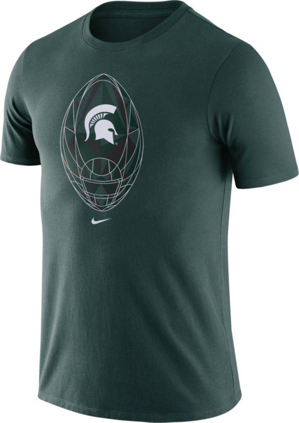 Nike Men's Michigan State Spartans Green Legend Modern Football Icon T-Shirt product image