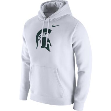 sorry, Nike Men's Michigan State Spartans Club Fleece Pullover White Hoodie is currently out of stock