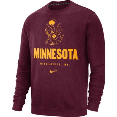 sorry, Nike Men's Minnesota Golden Gophers Maroon Vault Logo Club Fleece Crew Neck Sweatshirt is currently out of stock