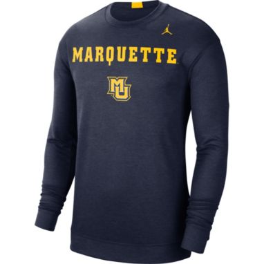 sorry, Jordan Men's Marquette Golden Eagles Blue Spotlight Basketball Long Sleeve T-Shirt is currently out of stock