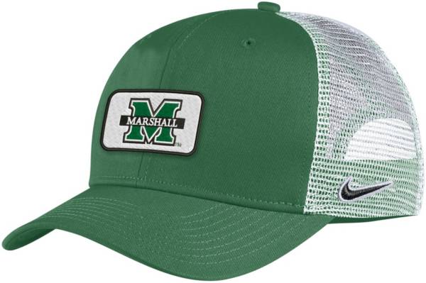 Nike Men's Marshall Thundering Herd Green Classic99 Trucker Hat