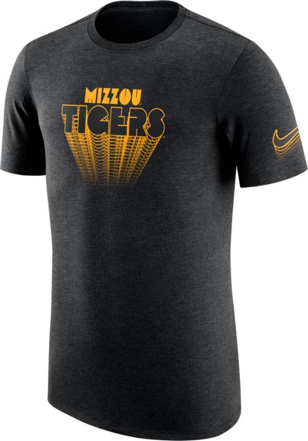 Nike Men's Missouri Tigers Black Tri-Blend T-Shirt product image