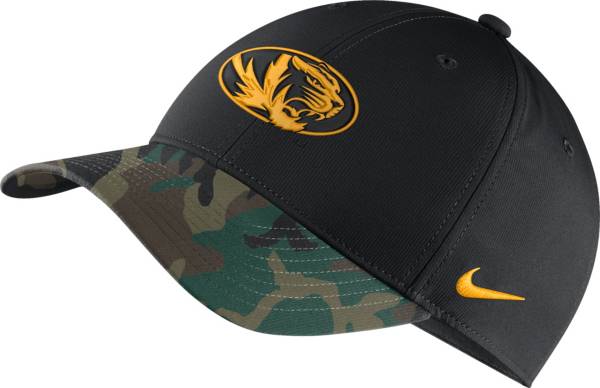 Nike Men's Missouri Tigers Black/Camo Military Appreciation Adjustable Hat