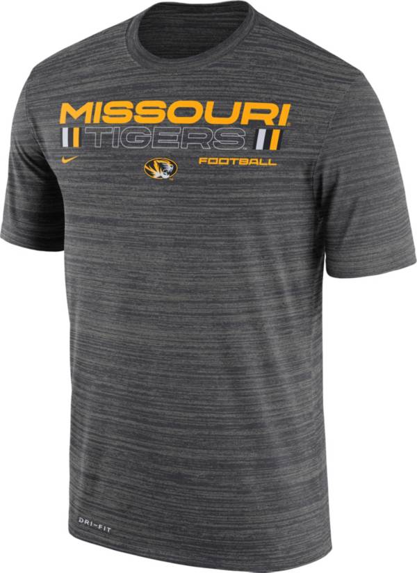 Nike Men's Missouri Tigers Grey Dri-FIT Velocity Football T-Shirt product image