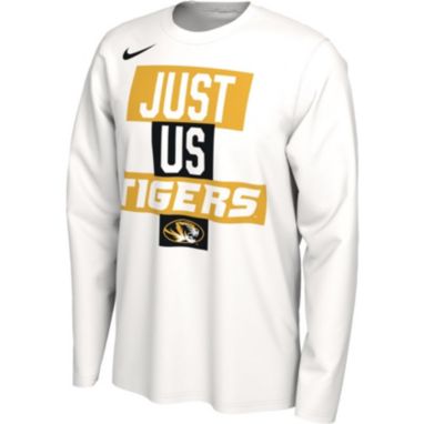 sorry, Nike Men's Missouri Tigers ‘Just Us' Bench Long Sleeve T-Shirt is currently out of stock