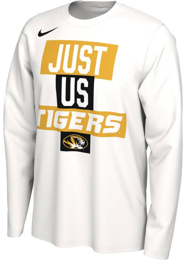 Nike Men's Missouri Tigers ‘Just Us' Bench Long Sleeve T-Shirt