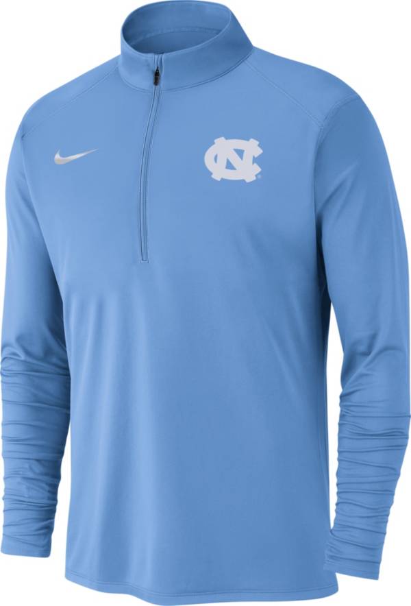 Nike Men's North Carolina Tar Heels Carolina Blue Dri-FIT Pacer Quarter-Zip Shirt