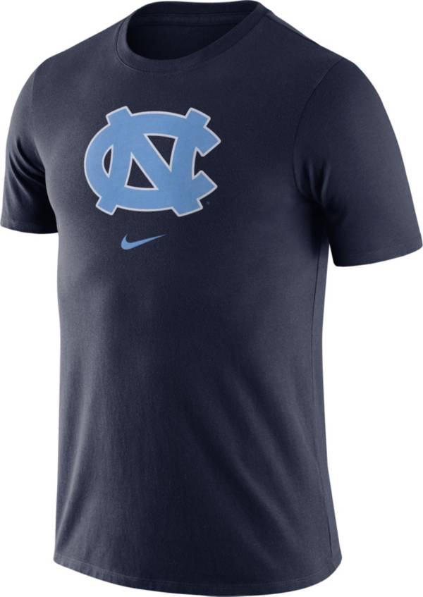 Nike Men's North Carolina Tar Heels Navy Essential Logo T-Shirt product image