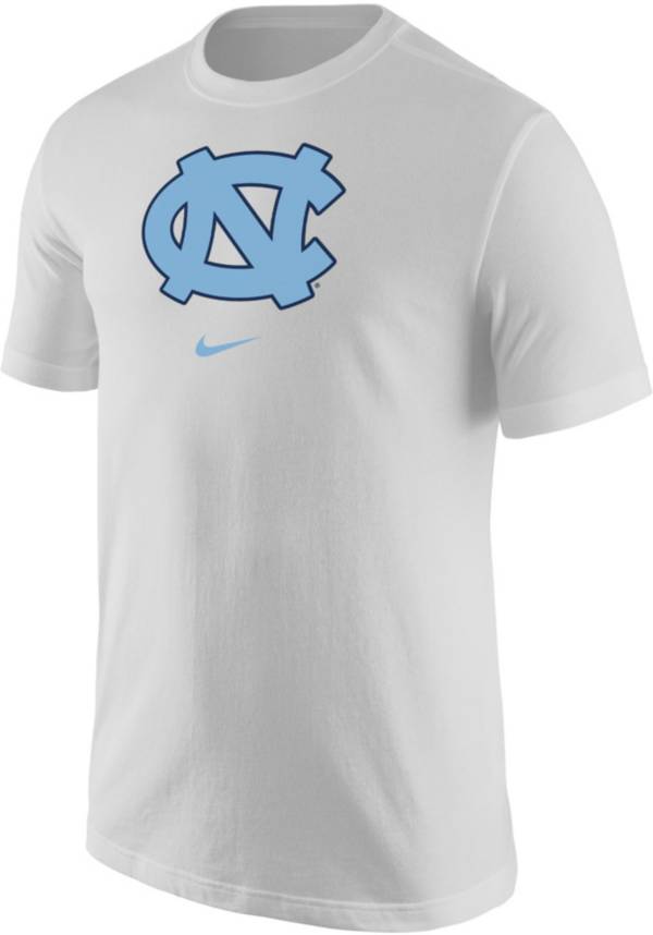 Nike Men's North Carolina Tar Heels Core Cotton Logo White T-Shirt