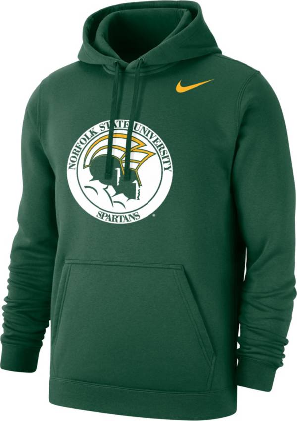 Nike Men's Norfolk State Spartans Green Club Fleece Pullover Hoodie