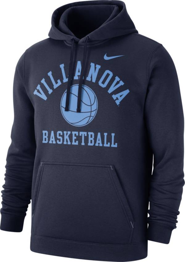 Nike Men's Villanova Wildcats Navy Basketball Club Fleece Pullover Hoodie