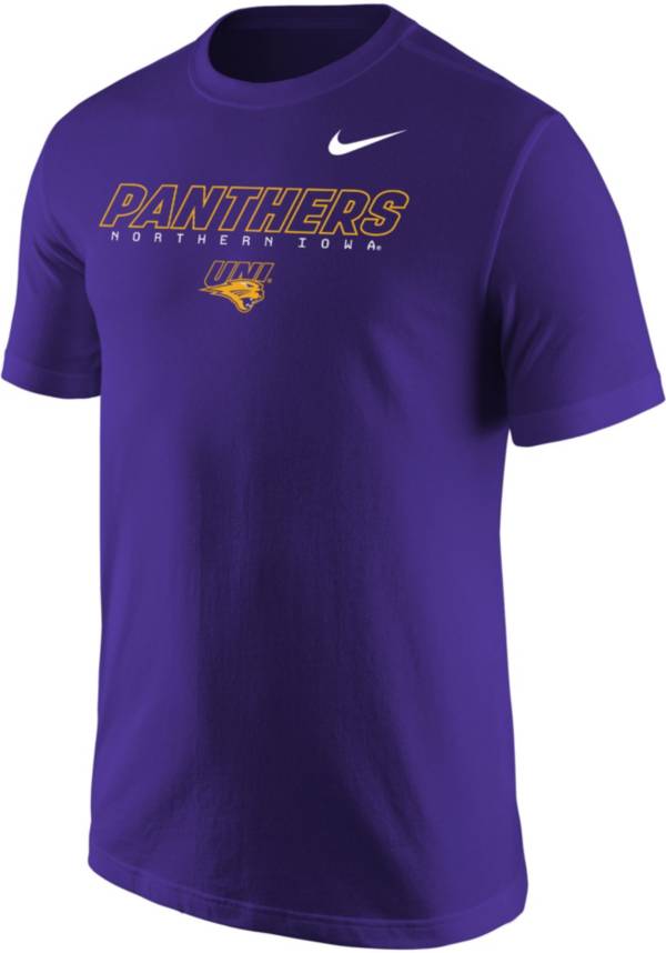 Nike Men's Northern Iowa Panthers  Purple Core Cotton Graphic T-Shirt product image