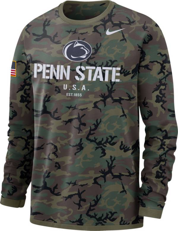 Nike Men's Penn State Nittany Lions Camo Military Appreciation Long Sleeve T-Shirt product image