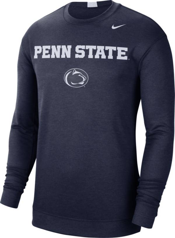 Nike Men's Penn State Nittany Lions Blue Spotlight Basketball Long Sleeve T-Shirt product image