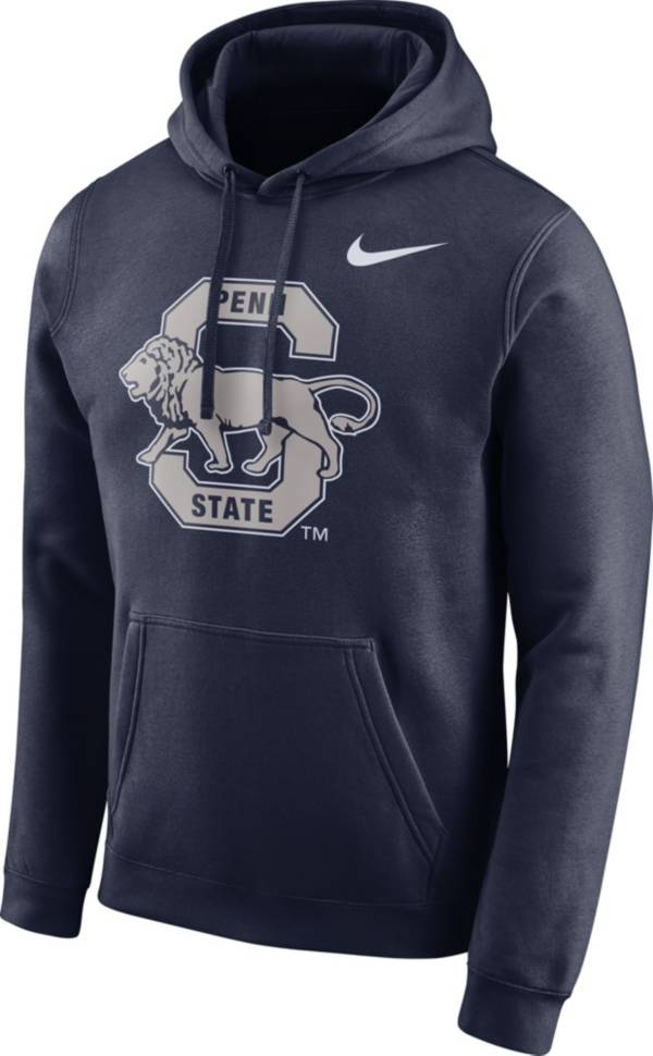 Nike Men's Penn State Nittany Lions Blue Vault Club Fleece Pullover Hoodie product image