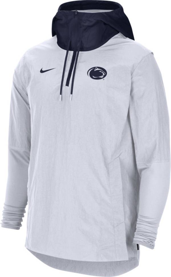 Nike Men's Penn State Nittany Lions Football Sideline Player Lightweight White Jacket