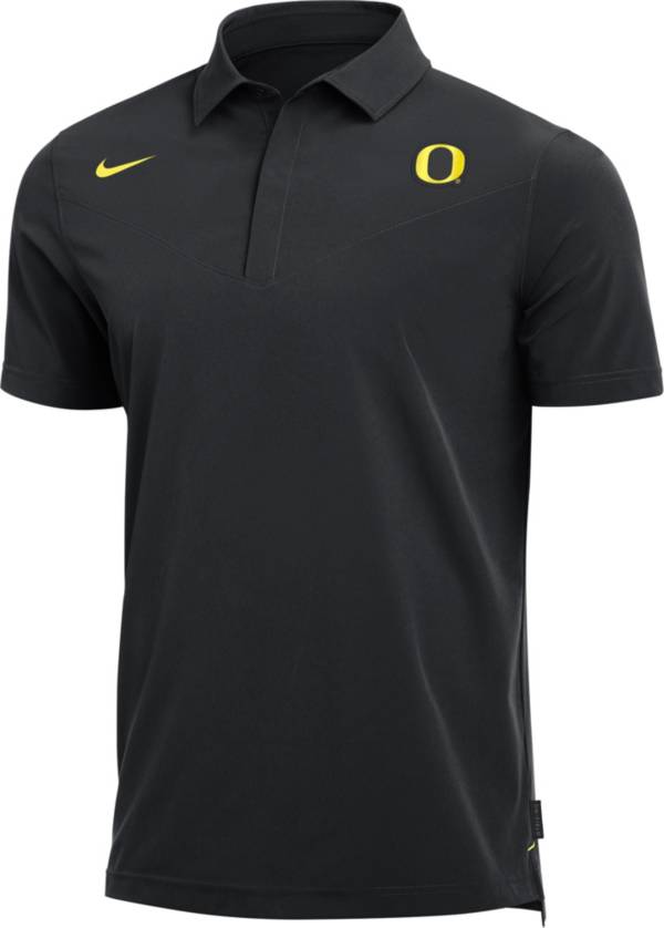 Nike Men's Oregon Ducks Dri-FIT Football Sideline UV Black Polo product image