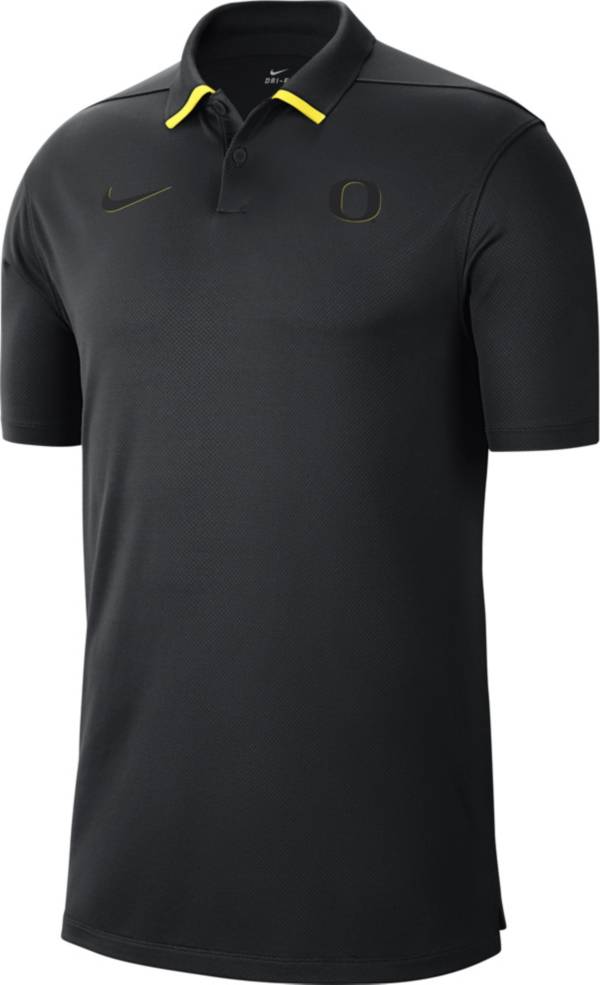 Nike Men's Oregon Ducks Black Dri-FIT Vapor Pinnacle Polo product image