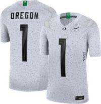 Men's Nike #1 Yellow Oregon Ducks Alternate Game Jersey