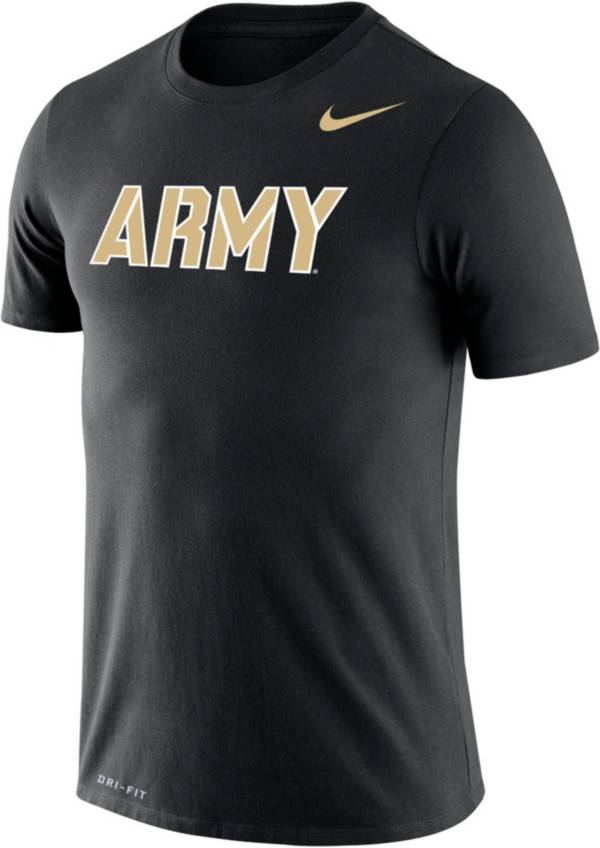 Nike Men's Army West Point Black Knights Dri-FIT Legend Wordmark Army Black T-Shirt