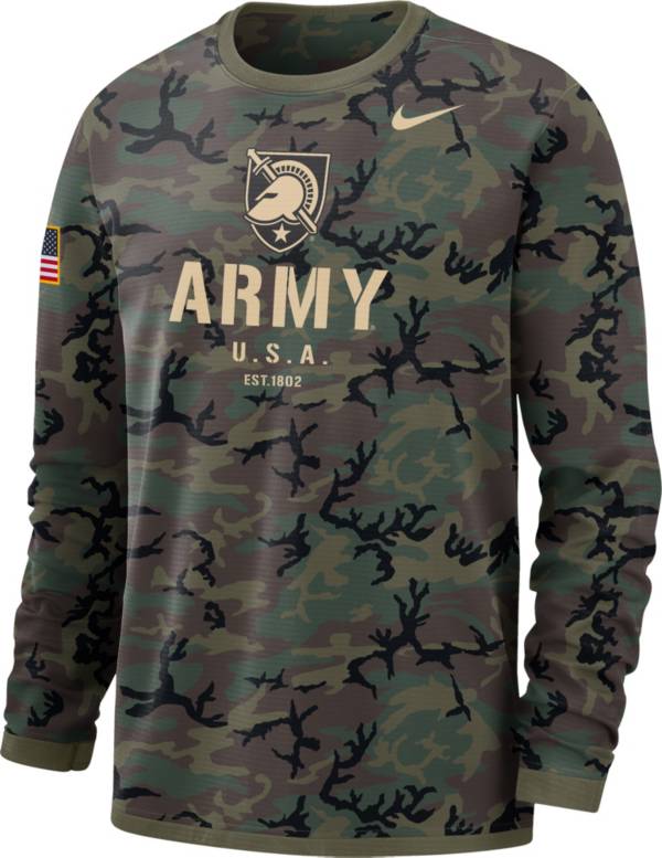 Nike Men's Army West Point Black Knights Camo Military Appreciation Long Sleeve T-Shirt product image