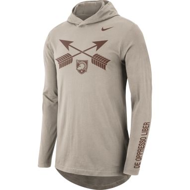 sorry, Nike Men's Army West Point Black Knights Brown Rivalry Collection Long Sleeve Hoodie T-Shirt is currently out of stock